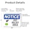 Signmission Pet Relief Area (Right Arrow), 10 in W x Rectangle, Aluminum OS-2PACK-NS-A-710-L-17229 - alternate 7
